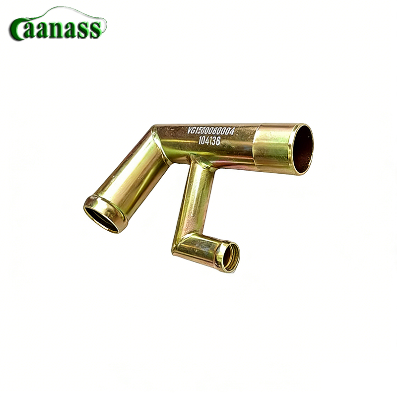 OEM VG1560060004 2-Valve Water Pipe Joint For Sinotruk HOWO Engine Supplier